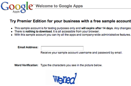 google apps demo 2 Google Apps offre une version dessai gratuite