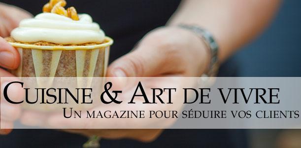 Votre magazine culinaire et art de vivre avec l'agence des 5 sens