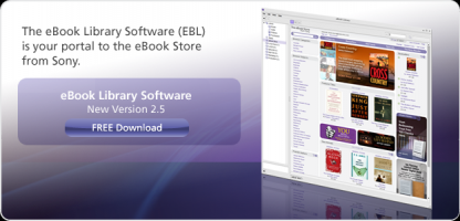 La bibliothèque de Sony, eBook Library, compatibles avec les Mac