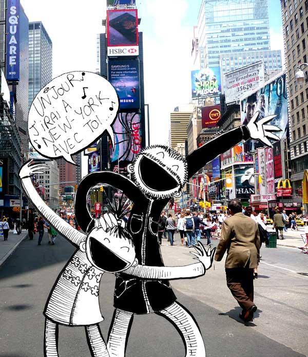 On était aussi à New-York!