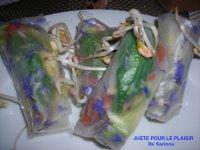 ROULEAUX DE PRINTEMPS EN FLEURS