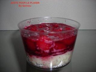 RISOTTO AUX FRAMBOISES