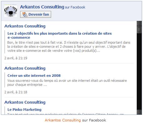 Arkantos Consulting sur Facebook