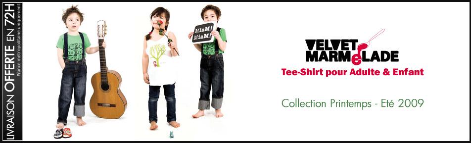 Les T-shirts Velvet Marmelade