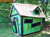 kids crooked house custom playhouses