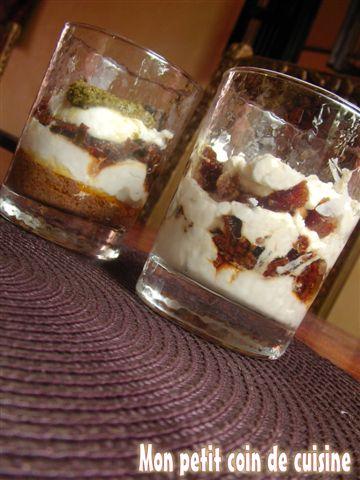 Verrine au chèvre et verrine à l'italienne