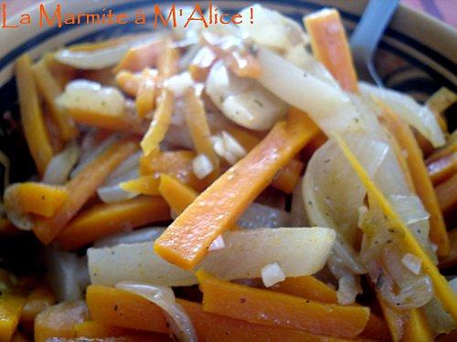 Petite Mitonnée de carottes et navets