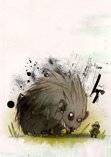 Ernest & les hérissons (suite).