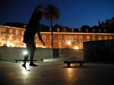 Slackline dans l'Equipe et à Lisbonne