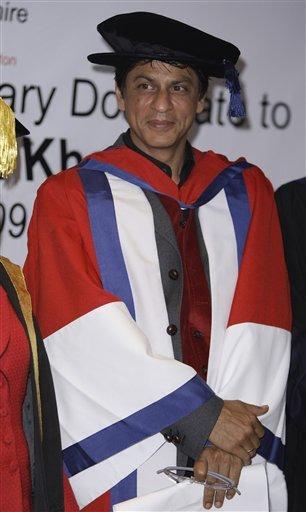 Shahrukh Khan reçoit un doctorat 