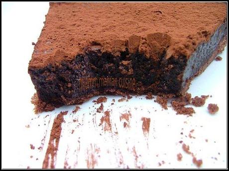 Réservée aux chocopathes : la tarte choco, choco, chocolat !