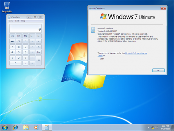 Windows 7 RTM - build 7600 - Disponible