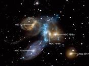 Quintet Stefan observé rayon avec télescope Chandra