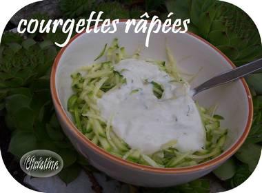 ~~ Courgettes râpées / (bonus : Lechat pour Myriam) ~~