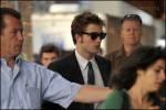 Robert Pattinson sur le set de Remember Me