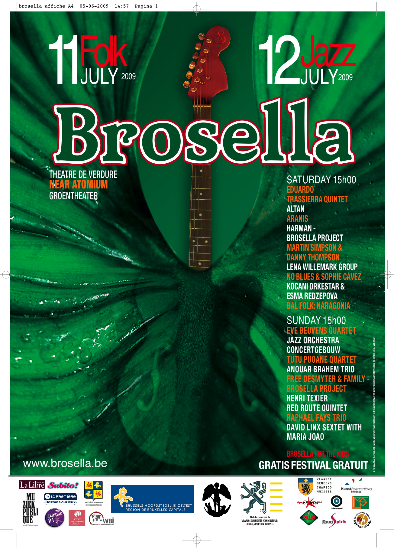 Un flop pour Anouar Brahem le 12/07 au Brosella Folk & Jazz (Bruxelles)