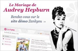 Le mariage d'Audrey Hepburn ...