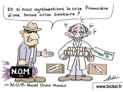 en grippe et bande dessinée