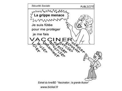 en grippe et bande dessinée