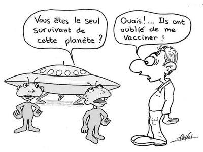 en grippe et bande dessinée