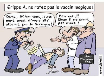 en grippe et bande dessinée
