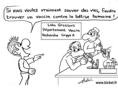 en grippe et bande dessinée