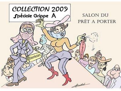 en grippe et bande dessinée