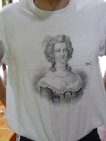 T-Shirt Bastille Day - face