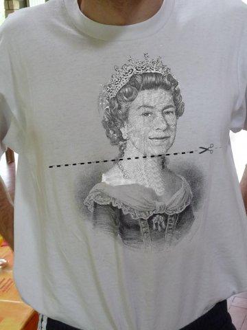 T-Shirt Bastille Day - face : suggestion pour une version anglaise