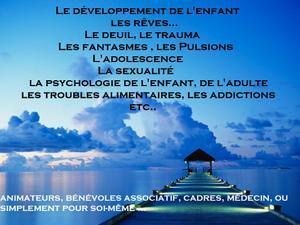Formation Psychanalyste sur Paris Bordeaux Poitiers (membre de la
