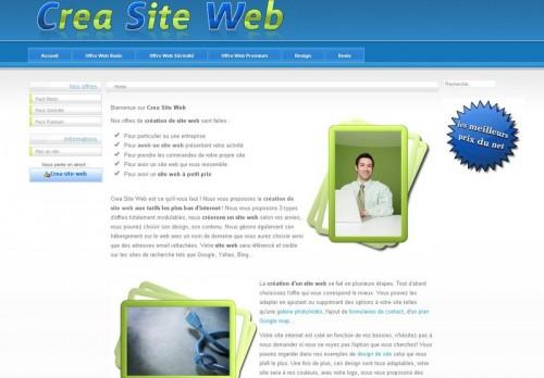Crea site Web
