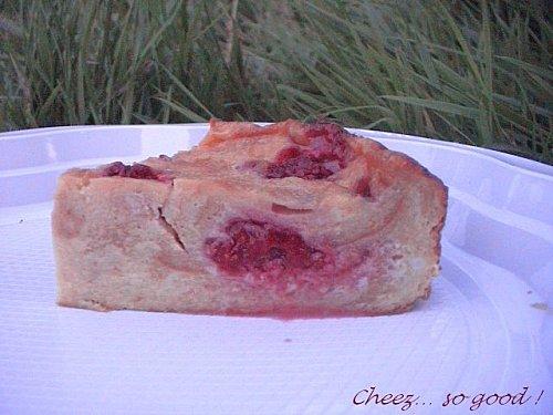 Pudding framboises/amande