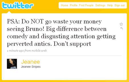 Negative Bruno Tweet