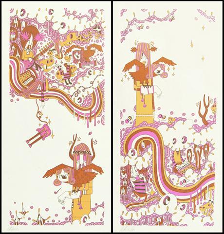 PETE FOWLER - GWYN & GWYNNETH PRINTS