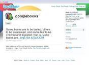Google Books Twitter sélection citations twittées