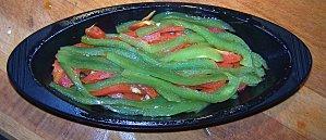 Poivrons marinés express !! (10 minutes chrono de prépa)