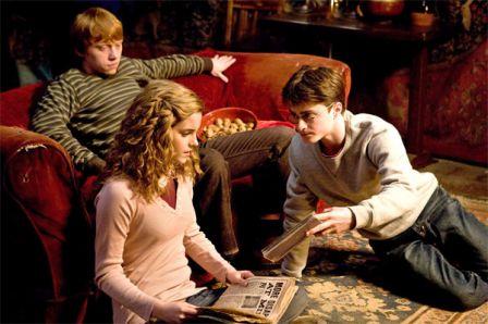 Rupert Grint, Emma Watson et Daniel Radcliffe