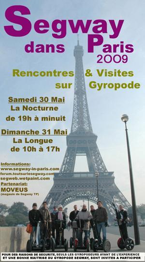 Rencontre de gyropodeurs sur Segway à Paris