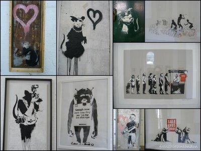 Exposition de Banksy a covent garden
