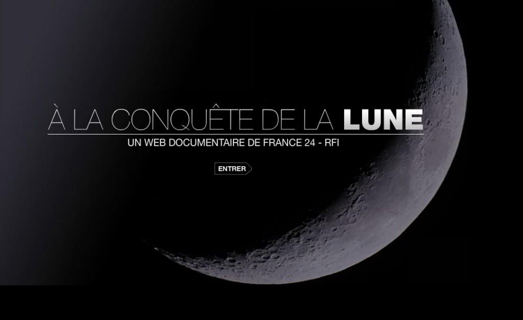 Web documentaire sur la conquête de la Lune