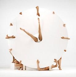 Horloge humaine par Romain Laurent