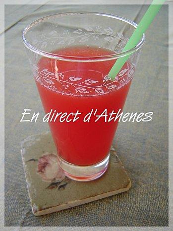 BOISSON : Jus de pastèque-citron-miel