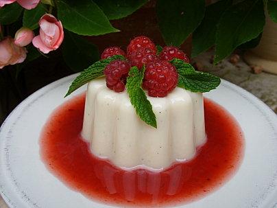 Petits flans d'amande à l'agar-agar