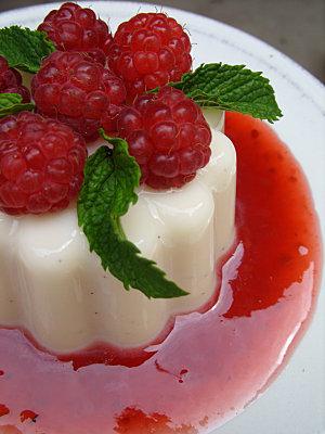 Petits flans d'amande à l'agar-agar