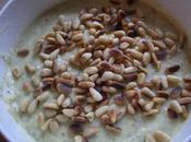 Mousse courgettes pesto pignons