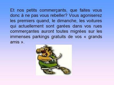 Et le dimanche tu travailleras ...