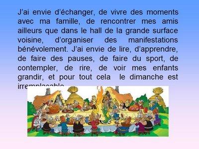 Et le dimanche tu travailleras ...