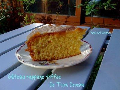 Gâteau sauce Toffee de Trish Deseine