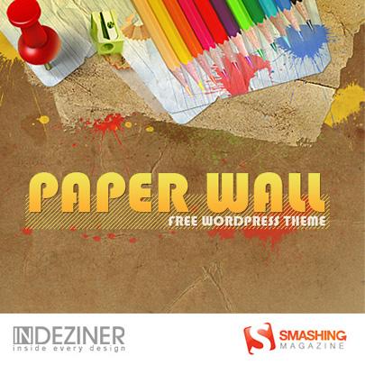 Paper wall un nouveau thème wordpress gratuit