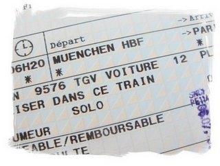 TGV Munich Paris